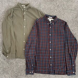 Two H&M Men’s XL Button Up, Great Condition